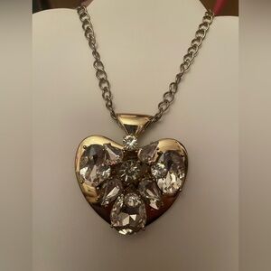 Vintage Juicy Couture Large Heart Necklace